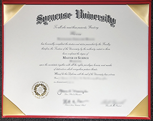 Syracuse University diploma