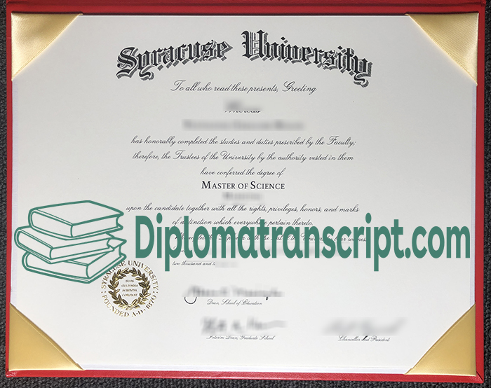 Syracuse University diploma