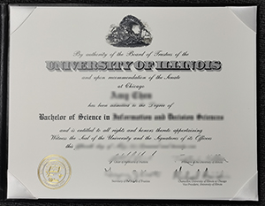 University Of Illinois Chicago Diploma sample