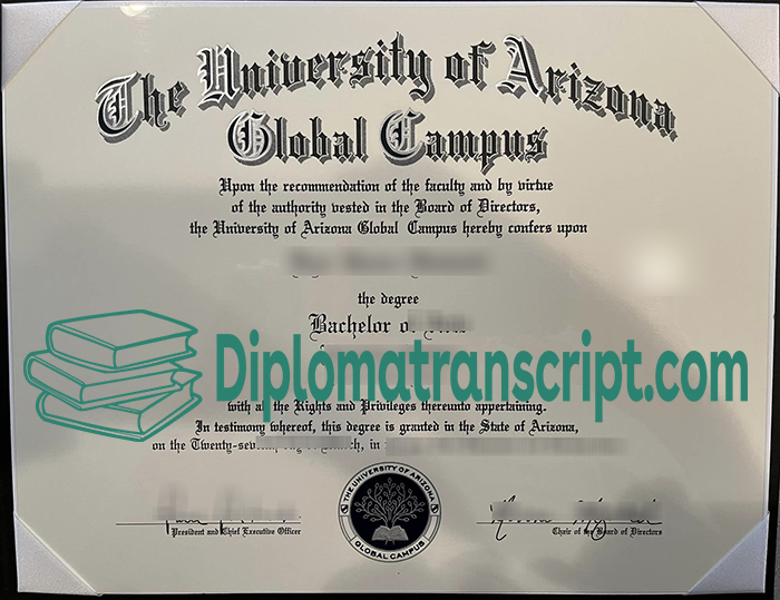 University of Arizona Global Campus diploma