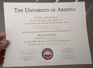 University of Arizona diploma sample