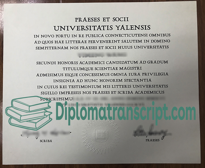 Yale University diploma, Order a Universitas Yalensis degree