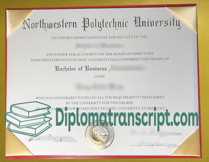 Northwestern Polytechnic University diploma