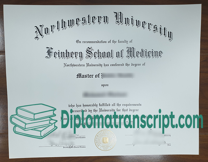 Northwestern University diploma