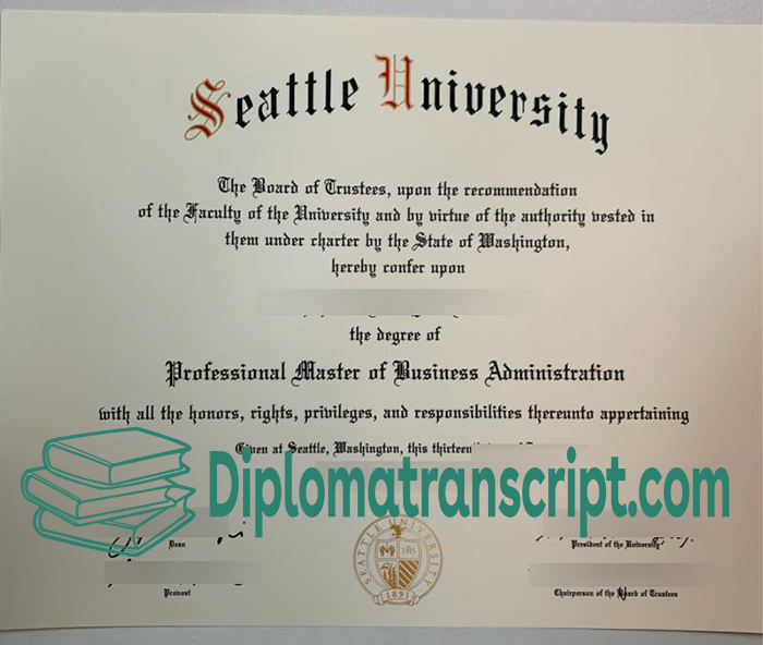 Seattle University Diploma