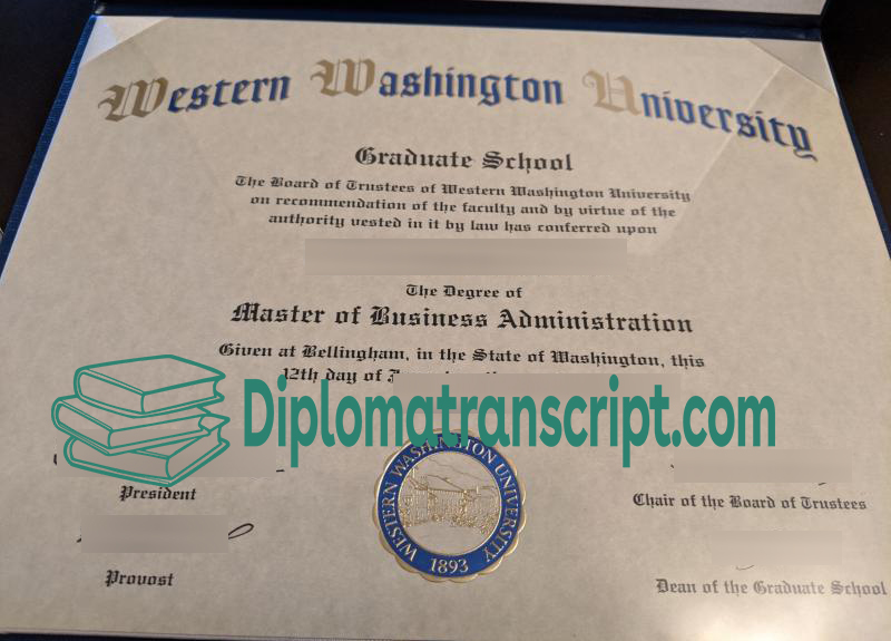 WWU diploma, Make a Western Washington University degree