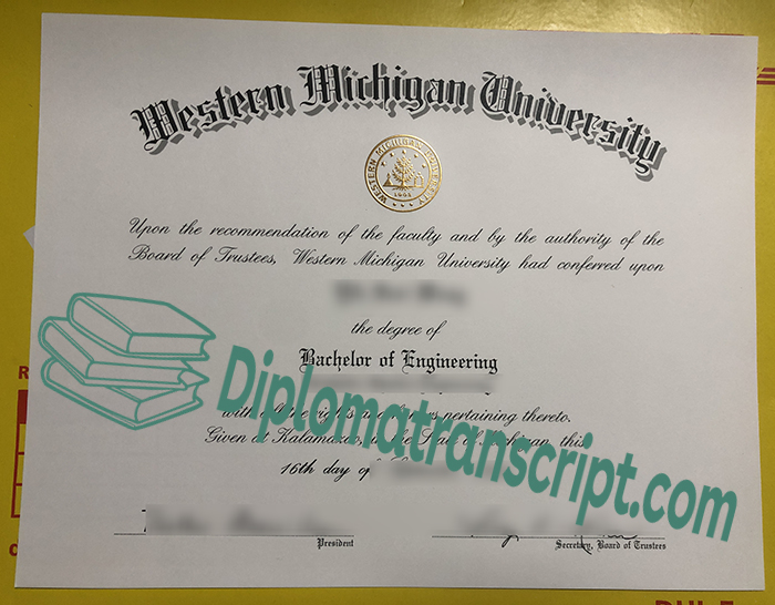 Western Michigan University diploma