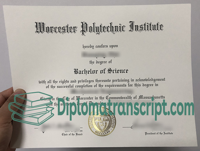 Worcester Polytechnic Institute diploma