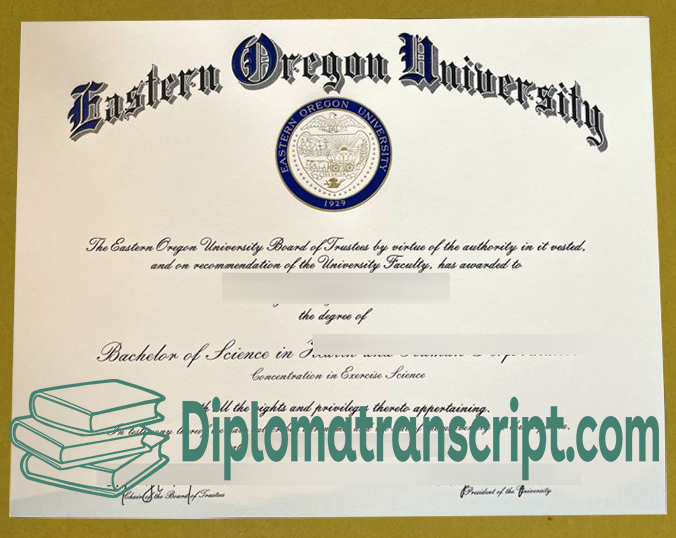 Eastern Oregon University diploma