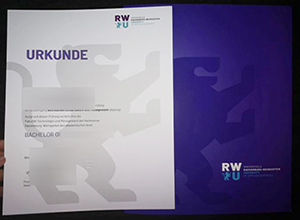 Hochschule Ravensburg-Weingarten Urkunde