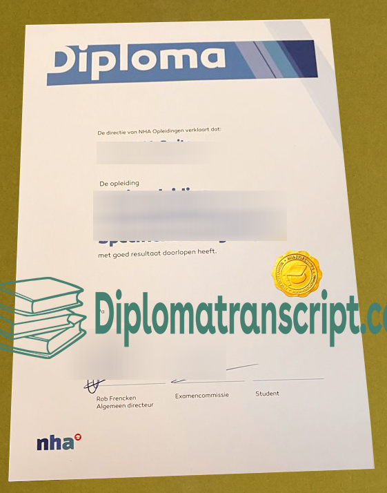 Hogeschool NHA Diploma