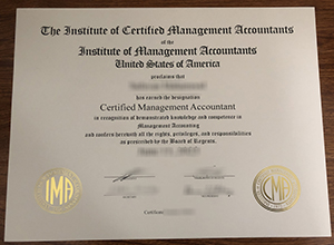 CMA certificate