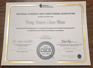 CSCS Certificate