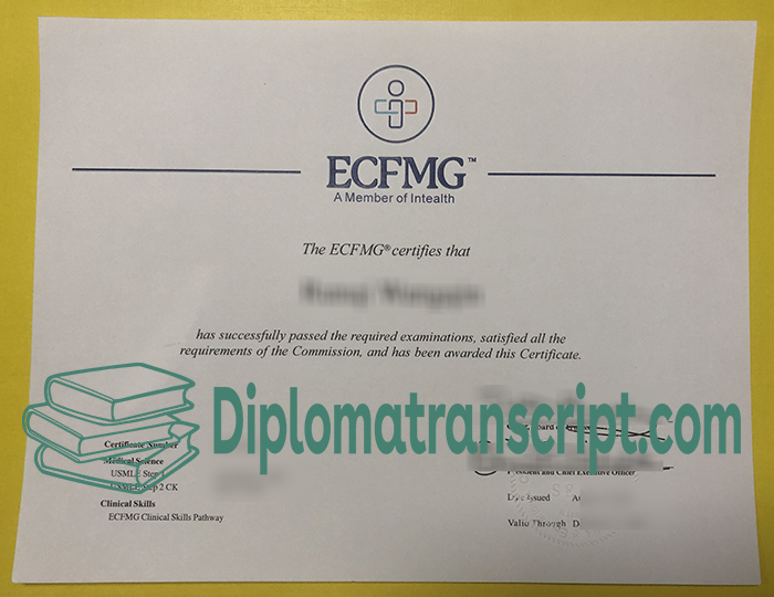ECFMG Certificate