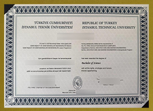 İstanbul Teknik Üniversitesi degree sample