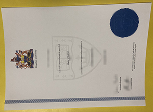Kingston University Degree Certificate