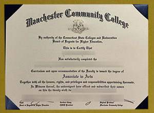Manchester Community College Diploma sample