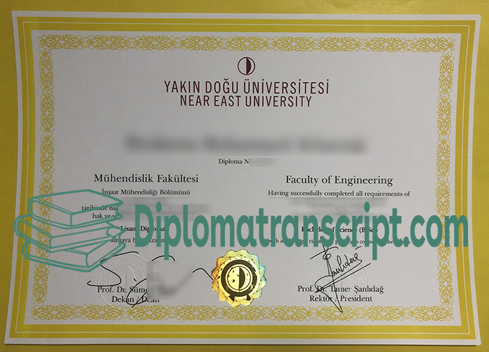 Near East University degree