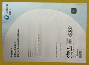 Pearson BTEC Level 5 Higher National Diploma