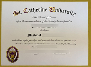 St. Catherine University diploma sample