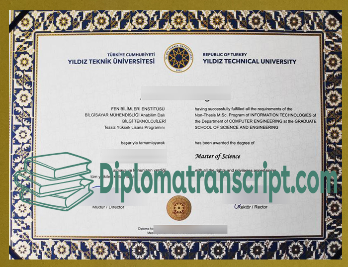 Yıldız Teknik Üniversitesi (YTÜ) diploma
