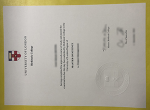 Birkbeck College degree 2012