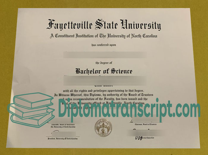 Fayetteville State University diploma