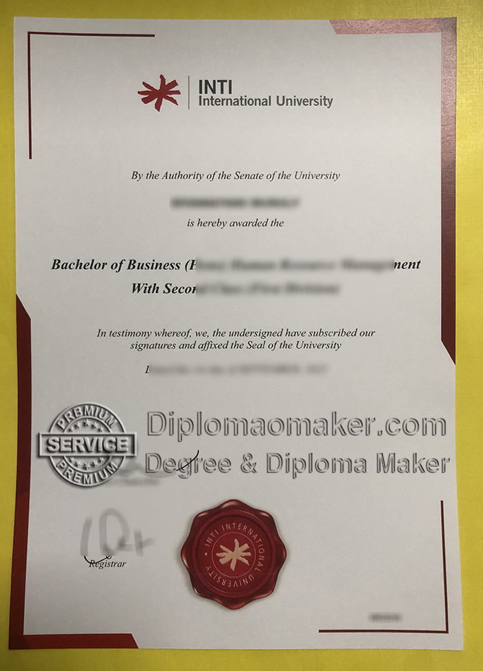 INTI International University degree