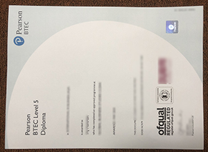 Pearson BTEC Level 5 Diploma sample
