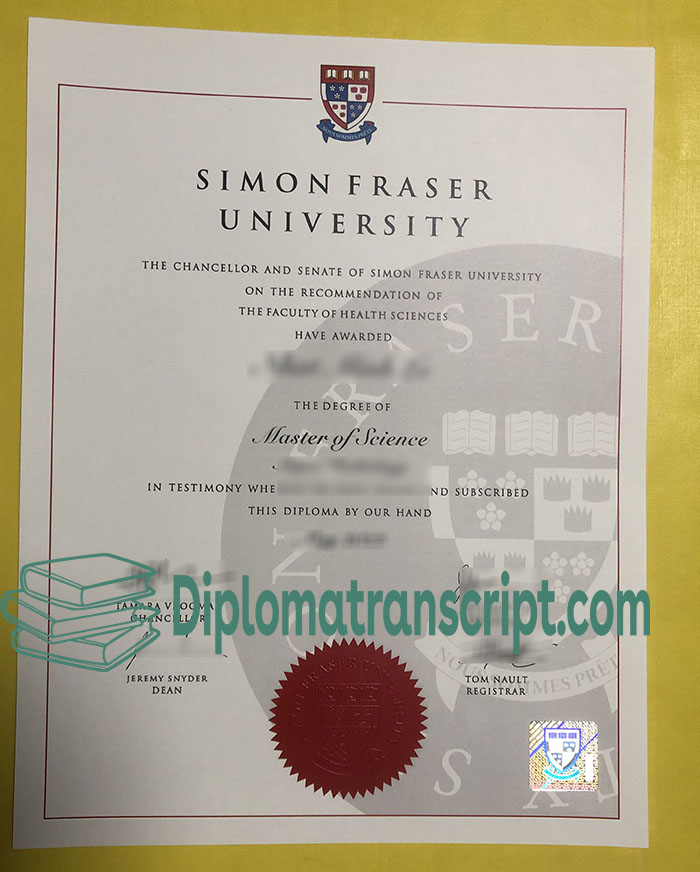Simon Fraser University (SFU) MSc Degree