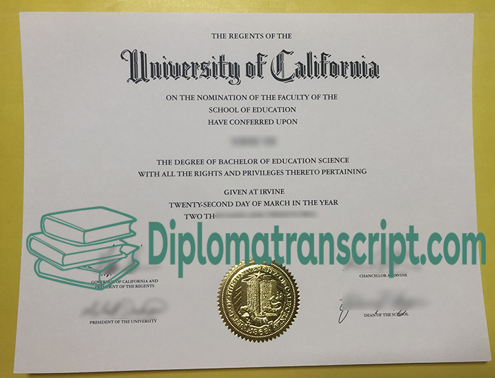 UC Irvine Bachelor of Education Science degree