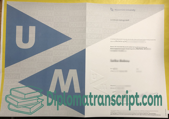 Universiteit Maastricht Getuigschrift