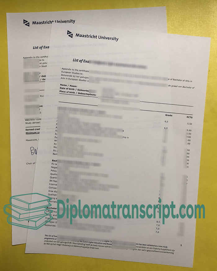 Universiteit Maastricht transcript