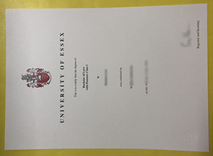 University of Essex Bachelor of Laws diploma certificate