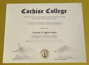 Cochise College diploma