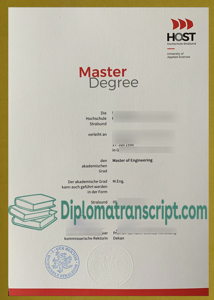 Hochschule Stralsund degree
