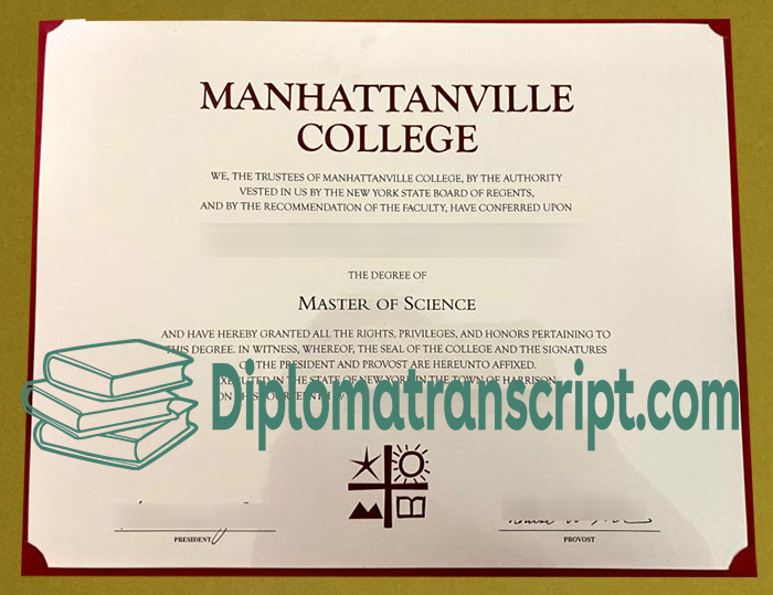 Manhattanville University diploma