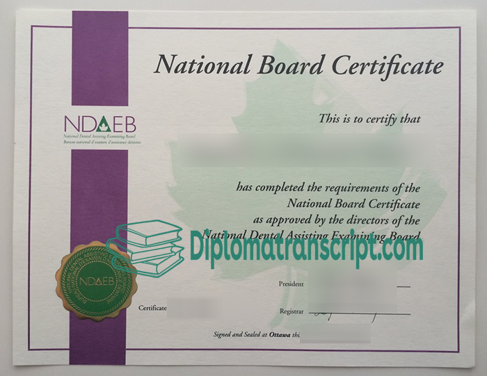 NDAEB National Board Certificate