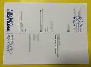 RWTH Aachen University Urkunde sample