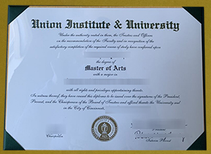 Union Institute & University diploma sample