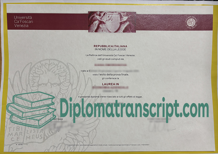 Università Ca’ Foscari Venezia Laurea