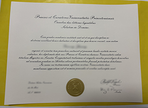 Universitas Princetoniensis diploma