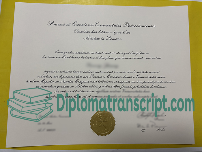Universitas Princetoniensis diploma