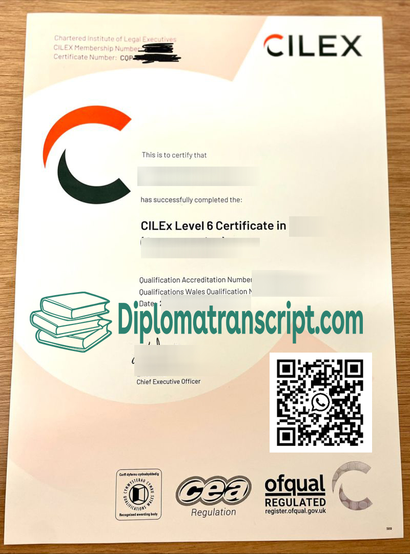 CILEx Level 6 Certificate