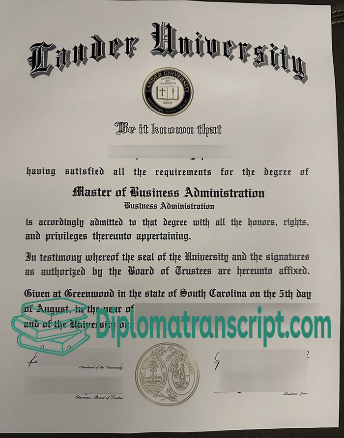 Lander University degree