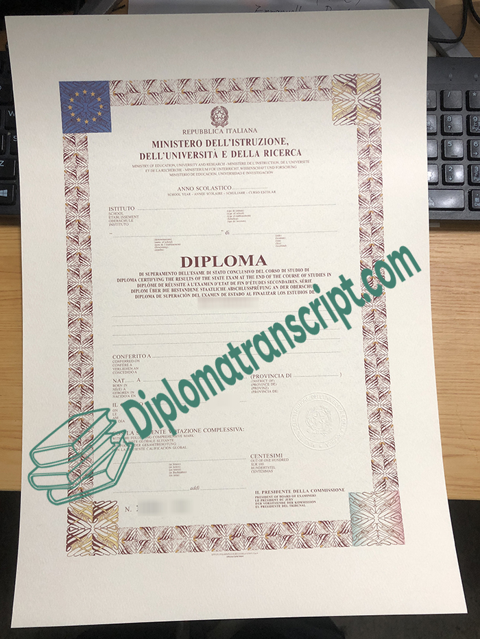 MIUR Italian high school diploma, Ministero dell’Istruzione diploma MIUR Italian high school diploma, Ministero dell’Istruzione diploma