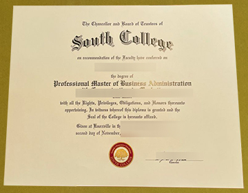 South College diploma