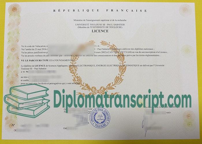 Toulouse III Licence
