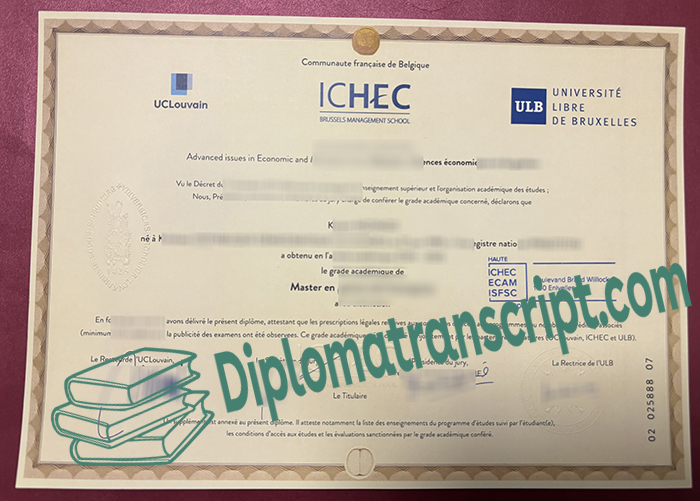 UCLouvain Saint-Louis Bruxelles diploma UCLouvain Saint-Louis Bruxelles diploma