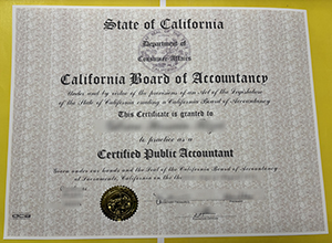 California CPA certificate